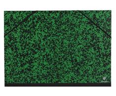 Clairefontaine Annonay Art carpeta con elástico, verde, A3, 32 x 45 cm