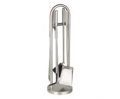 Schössmetall - Juego de Utensilios para Chimenea (Acero Inoxidable)