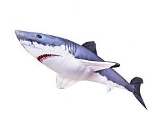 GABY Fish Pillows GroÃer weiÃer Hai Mini Almohada, Multicolor