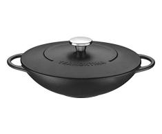 Tramontina Wok - Hierro fundido esmaltado (32 cm, 5 litros)