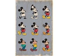 Mickey Mouse Evolution Póster (Tamaño Grande)
