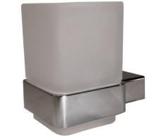 Emco Loft 237577 - Soporte Cromado y Vaso de Cristal translÃºcido