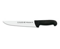 3 Claveles Cuchillo Carnicero Proflex, Acero Inoxidable, Negro, 26 cm-10.5