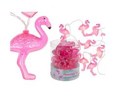 OOTB Guirnalda de Luces LED, Flamingo, Rosa, 13 x 12 x 13 cm