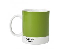 Pantone Taza de café, Porcelana, Green 15-0343, 8.4 x 8.4 x 12.1 cm