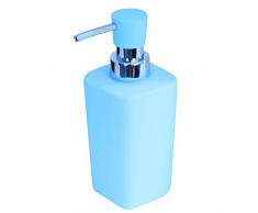 MSV 140914 - haití Azul Claro dispensador de jabón de cerámica 6,5 x 15,5 cm
