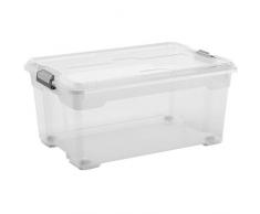 KIS Set Caja de Almacenamiento Moover Box L Transparente