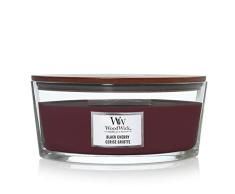 Woodwick Ellipse Vela AromÃ¡tica, Rojo (Black Cherry), 453g
