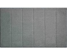 Grund Alfombrilla de baño Linea Due, 100% poliacrÃlico, ultrasuave, Antideslizante, con Certificado ÃKO-Tex, Flash, LEVIO - Anthrazit, 60 x 100 cm
