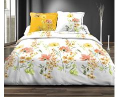 douceur de nuits Elea HC3 – Juego de Cama de 3 Piezas con Funda nórdica de algodón Multicolor – 240 x 220 cm