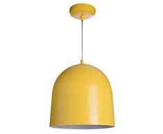 Lussiol 250567 - Lámpara de techo (metal, 60 W, 30 x 30 cm), color amarillo