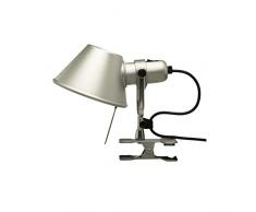 Artemide Tolomeo LÃ¡mpara de Mesa, Aluminio, Plata, 23 x 18 cm