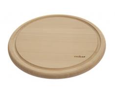 Excelsa Real Wood Plato con Canal, Madera, Madera Natural