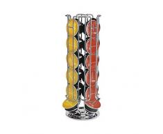 Quttin Soporte 24 Capsulas Cafe Rotatorio cafÃ©, Multicolor, Universale