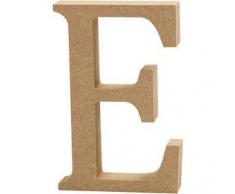 Creativ Company Escultura Decorativa con Forma de Letra A, en Tablero de Densidad Media, marrón, Madera, marrón, 9 x 2 x 13 cm