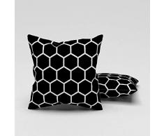 Eren Home - Funda de Almohada, Multicolor, 43 x 43 cm