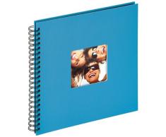 Walther Design SA-110-U álbum de Caracol Fun, 30x30 cm, 50 páginas Negras, con el Corte para un Foto, Azul océan