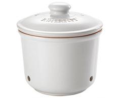 RÃ¶mertopf Olla Fresca Maceta para ajos, CerÃ¡mica, Blanco, 12.5 cm