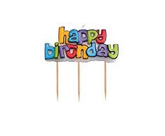 Ibili 786209 - Vela Happy Birthday 7 cm