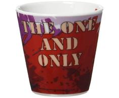 I Puffi ppu83/4S Vasos Caffe, Modelo Pitufo, Porcelana, Rojo, 4Â Unidad