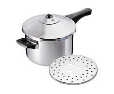 Kuhn Rikon Duromatic Inox, Olla a PresiÃ³n Super RÃ¡pida con Mango 3,5 L. /20 Cm, Olla Express Apta para InducciÃ³n, Fondo Superthermic para una buena Distribucion del Calor, Acero 18/10
