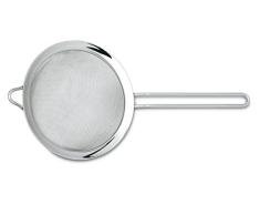 3 CLAVELES Colador con Tope de, Acero Inoxidable, Gris, 18 cm