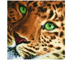 Lanarte Aida - Lienzo para Cuadro de Punto de Cruz, diseÃ±o de Leopardo