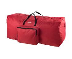 WeRChristmas Caja de Almacenamiento para árbol de Navidad, 7 pies, Rojo, 7 Feet