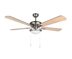 Orbegozo CP 84132 - Ventilador de techo con luz, 5 palas, 132 cm de diÃ¡metro, potencia de 60 W y 3 velocidades