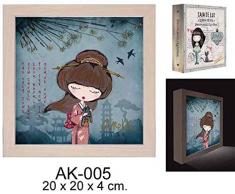 roymart Caja de luz anekke meraki Cajas Decorativas Muebles Pegatinas DecoraciÃ³n del hogar Unisex Adulto, Multicolor (Multicolor), Ãºnica