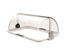 BIESSE CASA CLASSICA Polybox Grande Silver Panera, Blanco, 46.5x31.5x19.5 cm