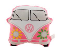 Puckator Coussin PeluchÃ© Volkswagen-Van Bus Combi VW T1 Summer Love Cojines, Multicolor, Ãºnico