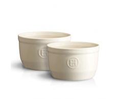 Emile Henry Set de 2 cuencos de cerÃ¡mica 10 x 10 x 6 cm