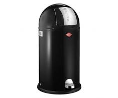 WESCO 177 731-62 - Papelera con Pedal, 75 x 43 cm, Acero Inoxidable, Color Negro