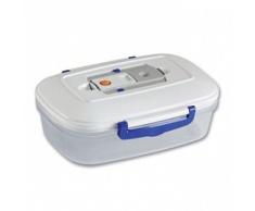 Magic Vac ACO1093 Recipiente de almacenar Comida - Recipiente para Alimentos (Transparente, Color Blanco)