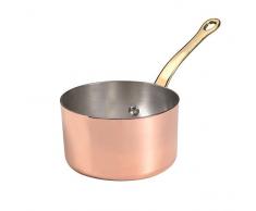 Ollas Agnelli Cacerola Alta de Cobre estaño, con 1 Mango