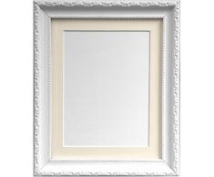 FRAMES BY POST Marco de Fotos, Estilo Shabby Chic, plÃ¡stico, Blanco, 12 x 10 Image Size 9 x 7 Inches