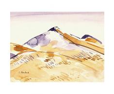 Ingeborg Bernhard Mountain Namibia Painting Art Print Canvas Premium Wall Decor Poster Mural Montaï¿½a Pintura pared Pï¿½ster