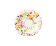 Villeroy & Boch Mariefleur Basic Plato para Taza, 19 cm, Porcelana Premium, Blanco/Colorido