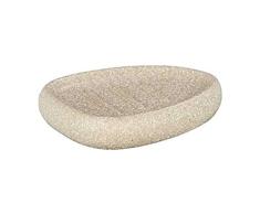 Wenko Jabonera Pion beige cerÃ¡mica - Jabonera, CerÃ¡mica, 12.5 x 2.5 x 9 cm, Beige