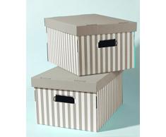 Compactor - Set de 2 Cajas « Shirt », taupe