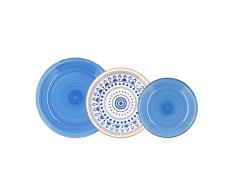Quid Vita Vajilla Cerámica 18 Piezas - 6 Personas Multicolor