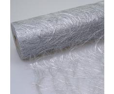 Deko AS GmbH sizoweb Mesa Banda Plata 30 cm Rollo de 25 m 64 003 de R