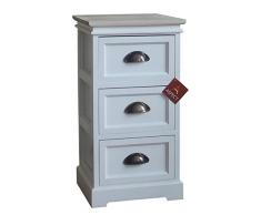Amore de madera armario para dormitorio, cuarto de baño, room-white, madera, Blanco, 30x29x56 cm