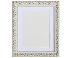Tailored Frames Marcos a Medida de la Gama Viena. Marco de Fotos y Fotos en Color Blanco con Marco de Color Blanco de 40 x 30 cm para 30 x 20 cm