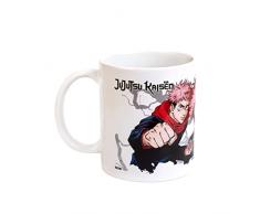 Grupo Erik Taza Jujutsu Kaisen, Yuji & Sukuna - Taza Guerra de hechiceros - Taza desayuno - Taza cerÃ¡mica 350ml - Taza te - Taza cafÃ© - Licencia oficial, TAZ100