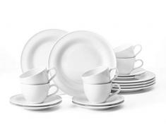 Seltmann Weiden 001.751386 Beat - Juego de café (18 piezas), color blanco