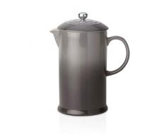 Le Creuset Cafetera Francesa con Prensa de Acero Inoxidable, CerÃ¡mica de gres, Gris(Flint), 800 ml
