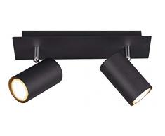 Trio Leuchten Lámpara de techo, Schwarz Matt