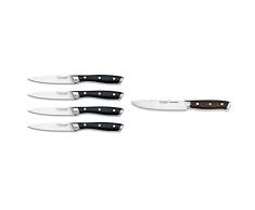 3 Claveles Juego de 4 cuchillos de carne Set cuchillos cocina profesional Set 4 cuchillos chuleteros cuchillo + Cuchillo de cocina profesional Kimura cuchillo cocina muy ligero menaje de cocina